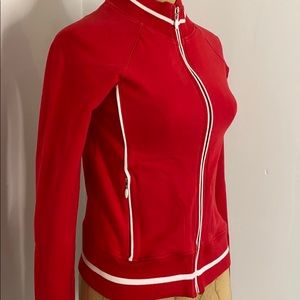 JOCKEY 🏇- Flat Knit Zip Jacket Small